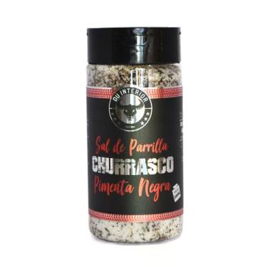 Imagem de Sal para churrasco parrilla com pimenta negra du interior 500g