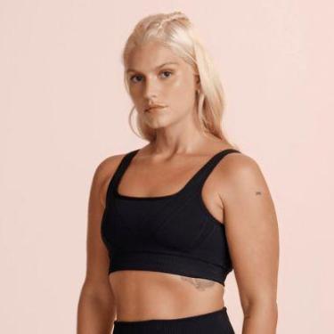 Imagem de Top lsport seamless max lupo original, Preto, M