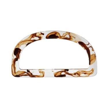 Imagem de Alças De Resina Em Formato U Para Bolsas, Fecho Kiss Lock, Estrutura P