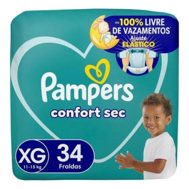 Imagem de Fraldas Pampers Confort Sec XG x 34 unidades