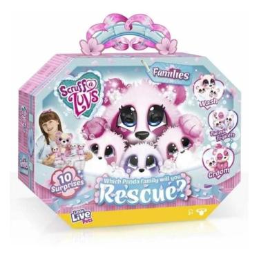 Imagem de Adotados Scruff A Luvs Live Pets Família Panda F00877 Fun - Fun Divirt