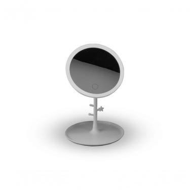Imagem de Espelho de Mesa Unyhome com Iluminação LED Recarregável Via USB com Bandeja Uny Home