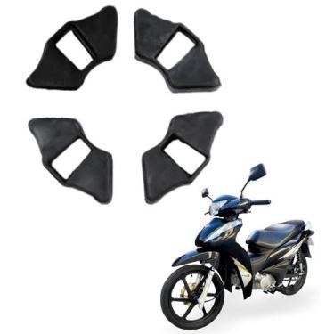 Imagem de Kit 4 bucha coxim coroa borracha smartfox avelloz az1 c100 dream shine