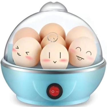 Imagem de Máquina de Cozinhar Ovos Elétrica Portátil com Copo Medidor - QG DOS P