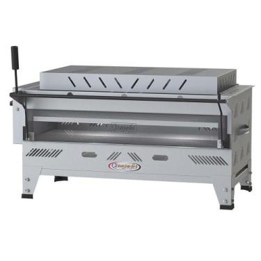 Imagem de Forno de Pizza Grill Fixo Itajobi 100x50 cm com 3 Infravermelhos Refra