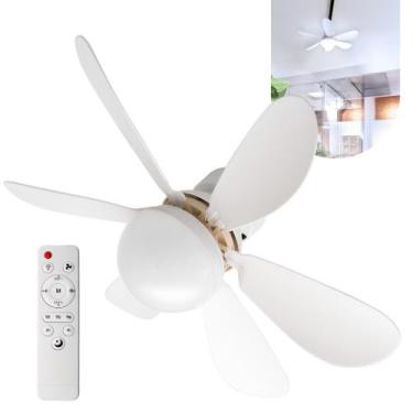 Imagem de Ventilador de Teto Lâmpada E27 Com Led Ajustável Bivolt VT02 - Uzy Sho