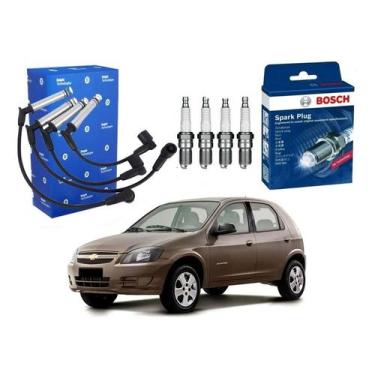 Imagem de Kit Vela Cabo Delphi Celta 1.0 Flex 2013 A 2015 - Bosch