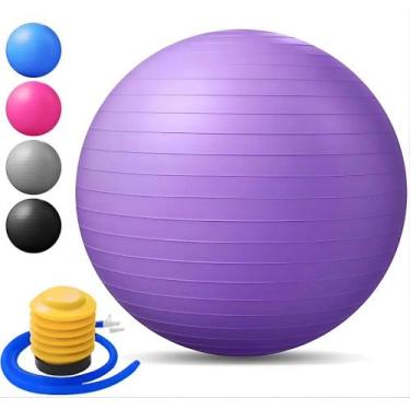 Imagem de Bola Suíça Fitball Justgofit 65cm Antiestouro Yoga Pilates R