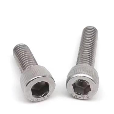 Imagem de 10 parafusos allen inox m5x20mm 6cm não enferruja qualidade - CJFIX