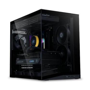 Imagem de Gabinete Gamer Lian Li Mid Tower O11 Dynamic Mini V2 Flow 5 Fans Preto