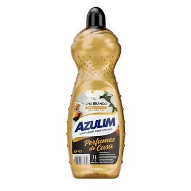 Imagem de Desinfetante Limpador Perfumado Azulim Chá Branco 1 Litro