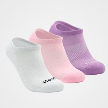 Imagem de Kit 3 Pares de Meia Atoalhada - Modelo Soquete - HOAHI Cor:Branca - Ro