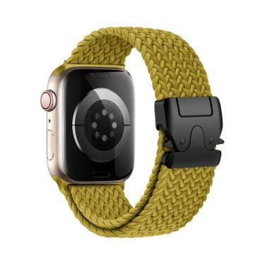 Imagem de Pulseira Trançada Para Apple Watch 40mm 44mm 46mm 42mm 49mm 45mm 41mm 