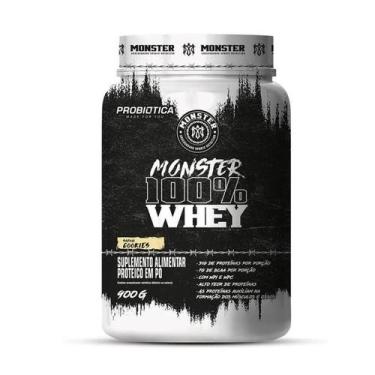 Imagem de Monster 100% Whey Pote 900g - Probiótica, Cookies