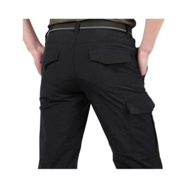 Imagem de Calças Cargo Táticas Impermeáveis Masculinas Com Múltiplos Bolsos, Res