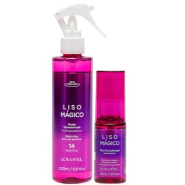 Imagem de Kit Liso Mágico 1 Fluido 200ml 1 Óleo 30ml Lowell