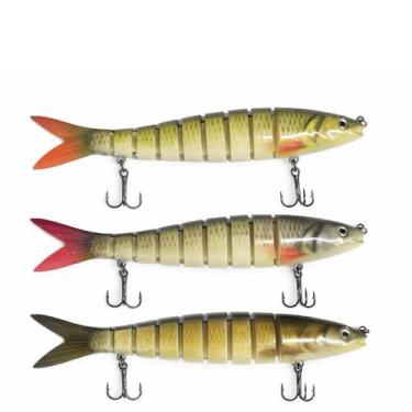Imagem de Kit 3 Iscas Articuladas 14cm 16g Alta Performance Traíra Tucunaré - Im