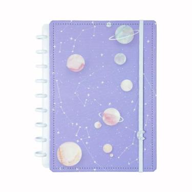 Imagem de Caderno Inteligente Disco Purple Galaxy Gocase Escolar Médio - CI