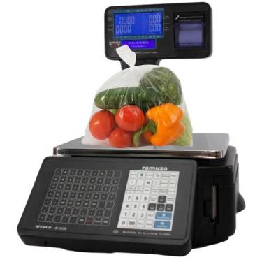 Imagem de Balança Comercial Digital Ramuza Atena III 6/15/35kg Com Torre Wi-fi E