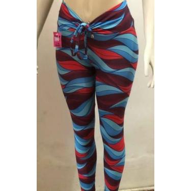 Imagem de calça laycra Estampada  tamanho G - Sandra variedades 