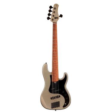 Imagem de Contrabaixo Tagima Predator 5 UQ Unique MDSV Metallic Deep Silver - Mu