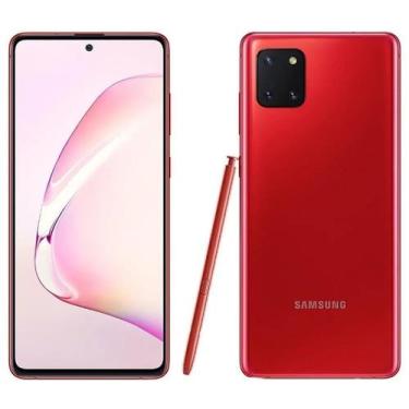 Imagem de Smartphone Samsung Galaxy Note 10 Lite Tela 6.7 128gb 6gb Vm Cor Verme