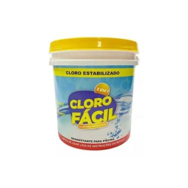 Imagem de Cloro Fácil Para Piscinas 3 em 1 Balde 10 Kg