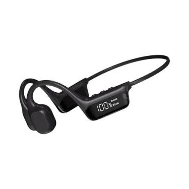Imagem de Fones De Ouvido Bluetooth 5.4 À Prova d'Água IPX8 Com Condução Óssea V