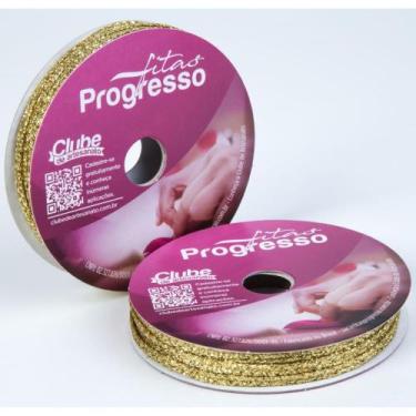 Imagem de Fita Metalizada 4MM 10M. Ouro ARAMADA - Fitas Progresso
