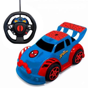 Imagem de Veículo Smart Driver Spider Man Carrinho De Controle Remoto Infantil -