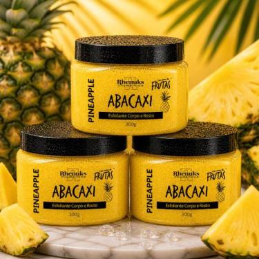 Imagem de Kit 3 Esfoliante Rosto e Corpo 300g Diversas Fragrancias Pele Macia e 