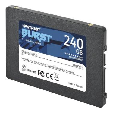 Imagem de SSD 240GB Patriot Burst