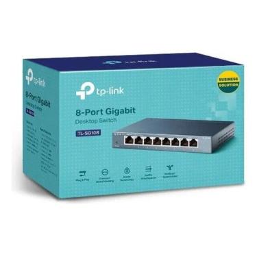 Imagem de Switch 8Pt Gigabit TL-SG108E TP-Link