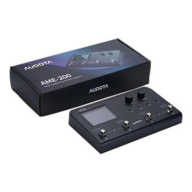 Imagem de Pedal Multiefeitos Audota AME200 Para Guitarra Elétrica e Baixo 50 bat