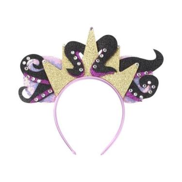 Imagem de Tiara De Orelhas De Rato Para Mulheres Com Lantejoulas E Laço, Acessór