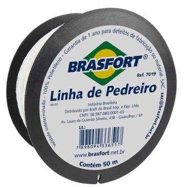 Imagem de Linha para Pedreiro 1 Fio TP Pesca 100 Metros 12 PC Brásfort - Brasfor
