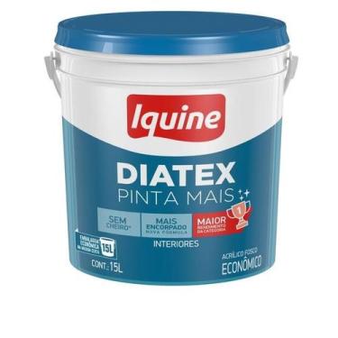Imagem de Tinta Acrílica Fosca Eco 15 Litros Diatex Pérola Iquine