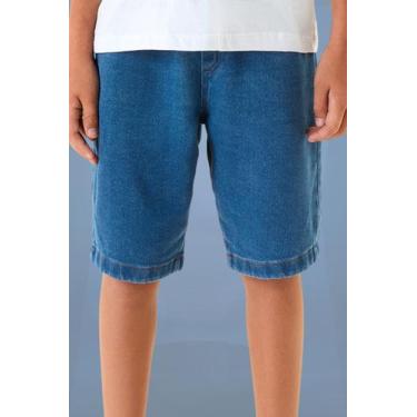 Imagem de Bermuda Menino Jeans Moletom com Elastano Onda Marinha, Jeans médio, 1
