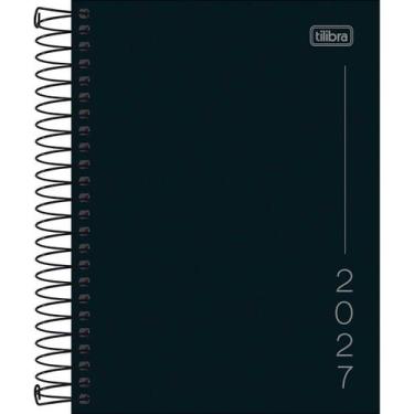 Imagem de Agenda Diária Espiral Pepper Preta M4 2027 - Tilibra