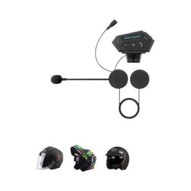 Imagem de Fone De Ouvido Bluetooth 5.4 Para Capacete De Moto, À Prova d'Água, Ch