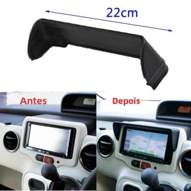 Imagem de Protetor Solar Antirreflexo De 22cm Para GPS Automotivo E Rádio - Capa