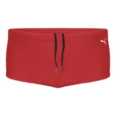 Imagem de Sunga Praia Lateral Larga Puma 26015.003, Vermelho, P