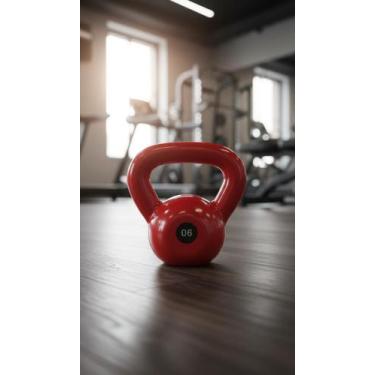 Imagem de Kettlebell Emborrachado 6kg Treino Funcional - Congratulations Store