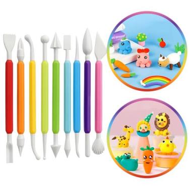 Imagem de Kit Estecas 8 Ferramentas Para Massas Argila Modelagem Esculpir Biscui