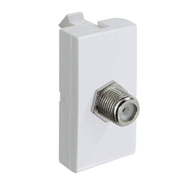Imagem de Módulo Tomada para Cabo Coaxial Antena de TV, Alumbra, Siena 6030, Branco