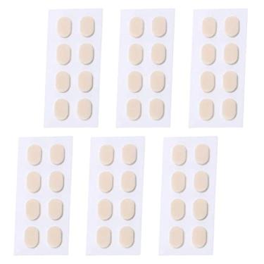 Imagem de shamjina 24 pares de protetores de nariz autoadesivos macios para óculos de sol – Pele de 1,5 mm