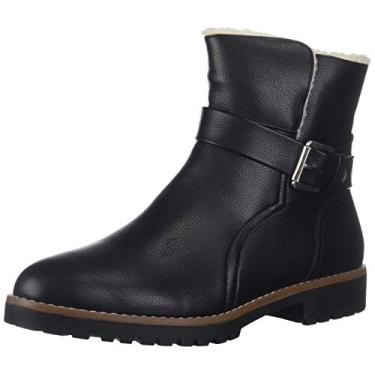Imagem de Nautica Botas femininas de inverno - Sapatos de equitação de neve forrados femininos, Preto, 6.5