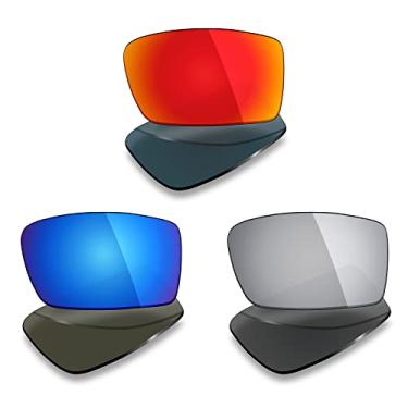Imagem de 3 pares de lentes polarizadas de substituição Mryok para óculos de sol Oakley Gascan – Opções