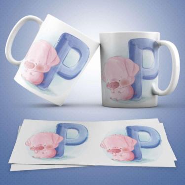 Imagem de Caneca Personalizada Infantil Letra P