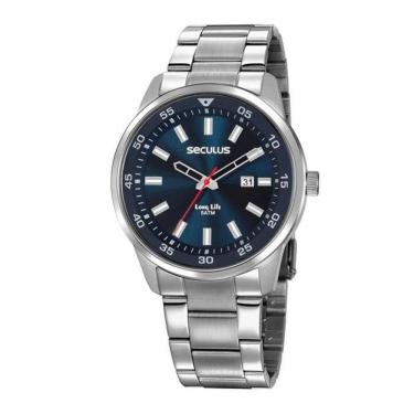 Imagem de Relógio Masculino Seculus Long Life Prateado 20786Gosvna1